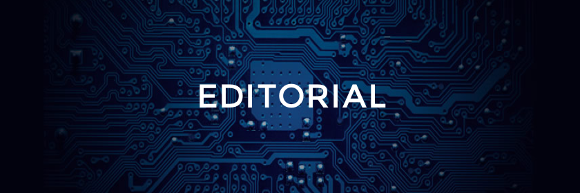 Styled image of the the word Editorial